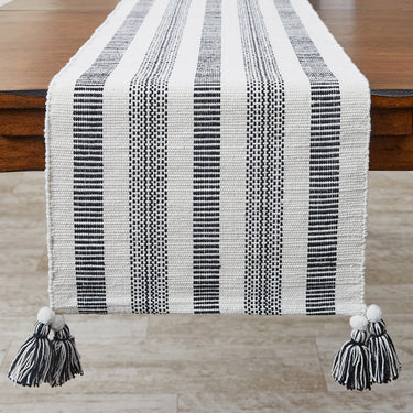 Raven Stripe Table Runner 72